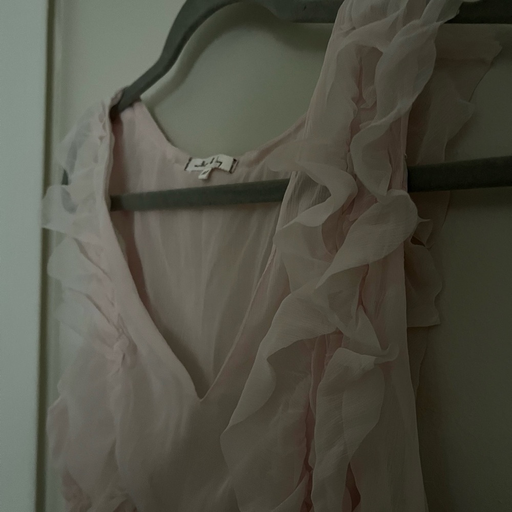 Willow & Clay pink tulle blouse